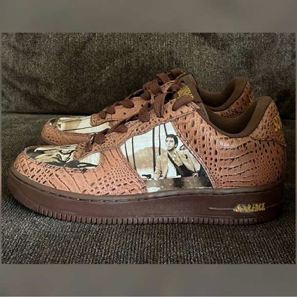 Scarface Movie Universal Studios Al Pacino Croc Embossed Men's Sneakers Size 8.5